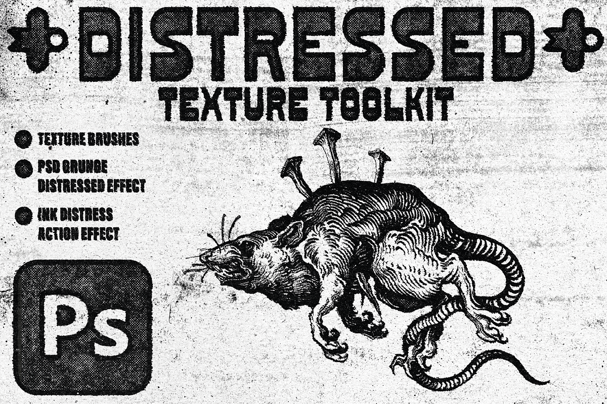 Distressed Texture ToolKit, a Texture Graphic by PeeperDesignStudio (Photo 1 of 4)