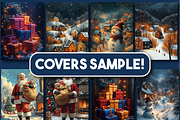 Happy Christmas Coloring Book, an Animal Illustration by Design Home (Thumbnail 2 of 3)