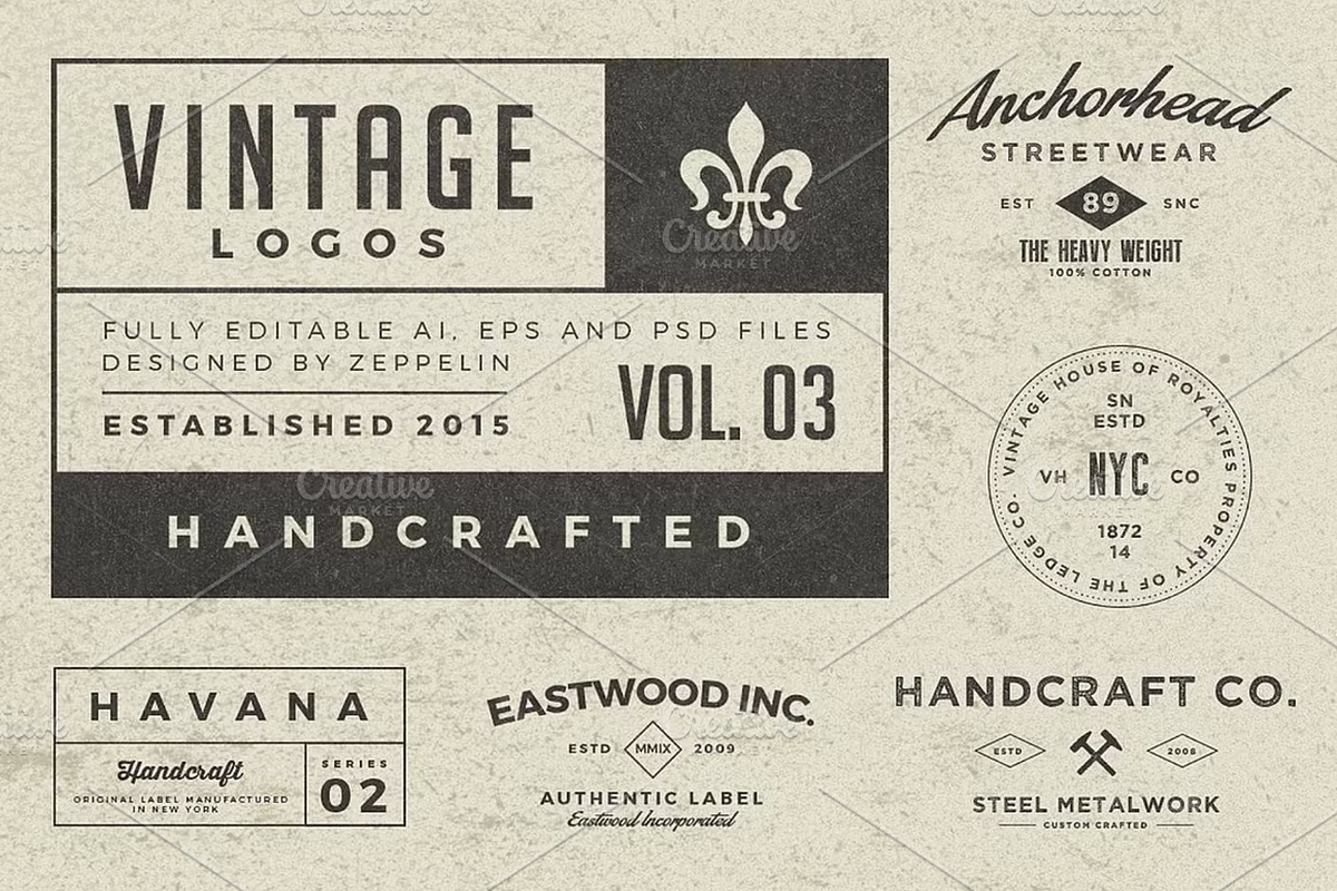 1500+ Logo Templates Bundle, a Branding & Logo Template by ThePhoton (Photo 4 of 7)
