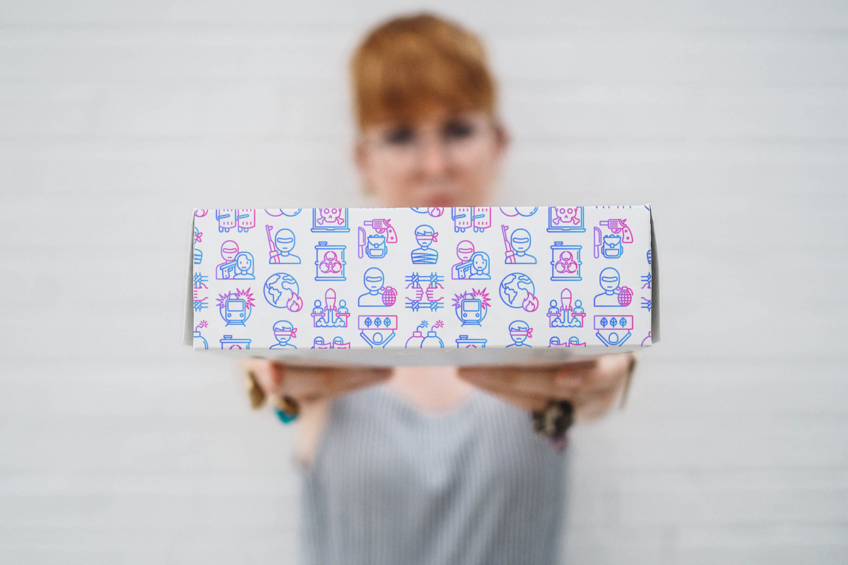 Stop Terrorism Patterns Collection, a Pattern Graphic by Alex Blogoodf (Photo 4 of 9)