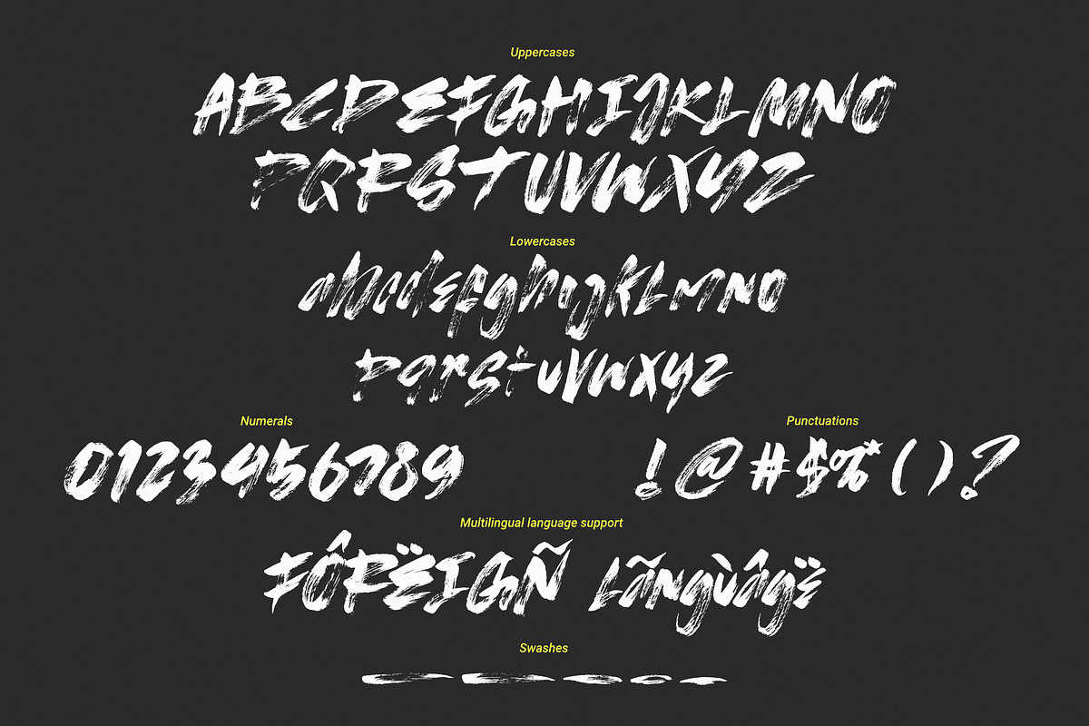 Hypebeast | Raw Brush Font, a Handwritten Font by Ardana Creative (Photo 14 of 15)