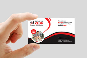 Fitness Business Card Template