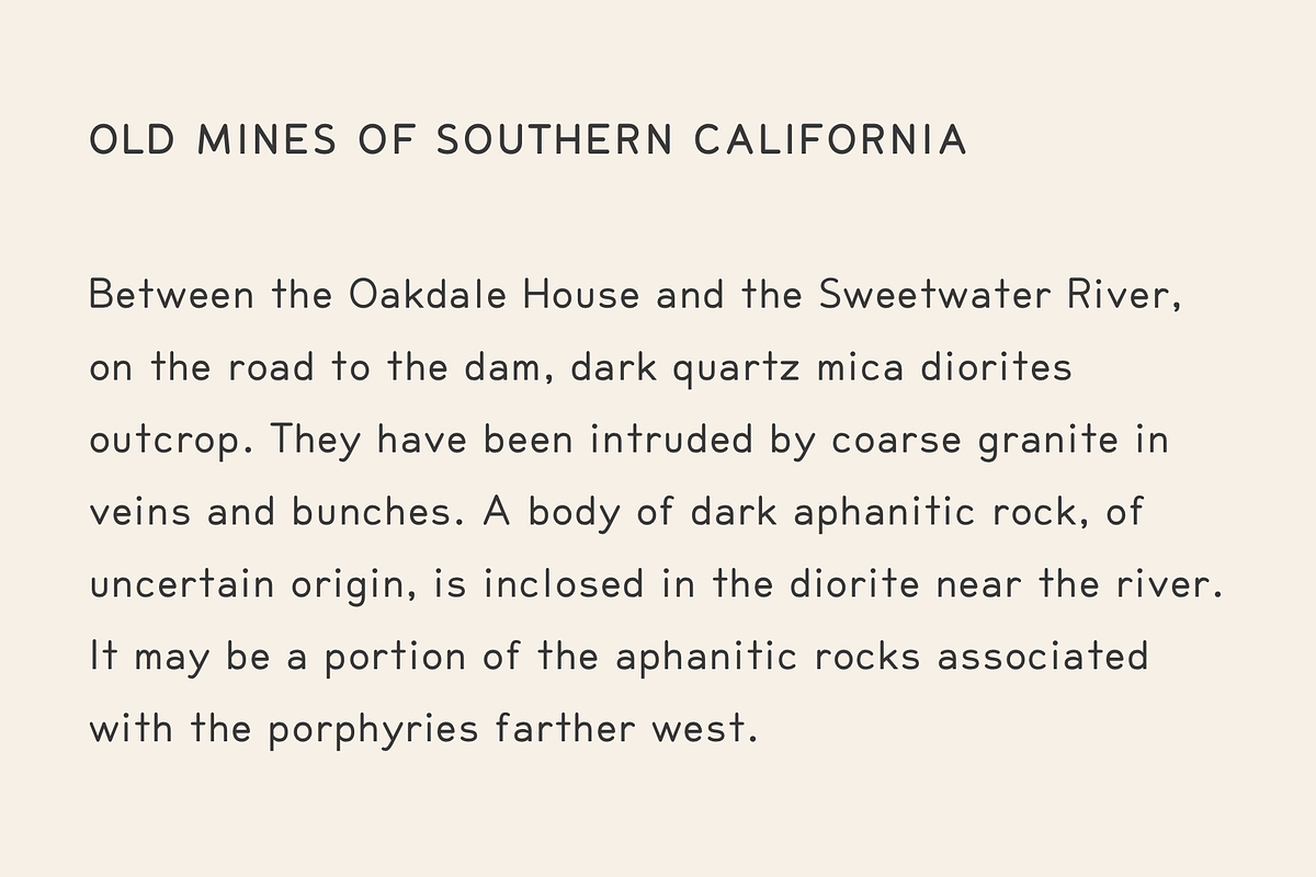 Peak, Sans-serif font preview 2