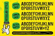 Rubb'r Stamp | Handmade Tactile Font, a Sans Serif Font by HeyAidan (Thumbnail 3 of 7)