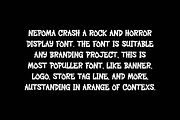 Nepoma Crash Font, a Sans Serif Font by Iqsiart Studio (Thumbnail 3 of 7)