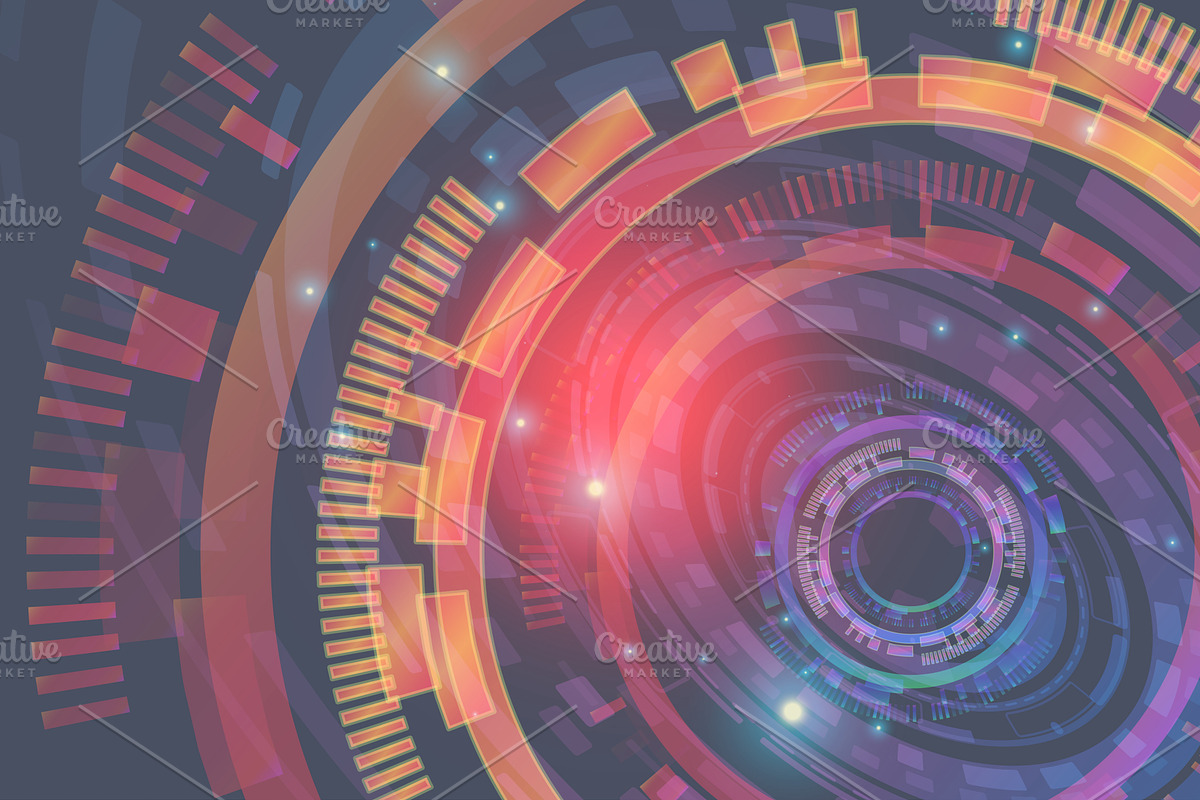 Abstract technology backgrounds, a Pattern Graphic by majcot (Photo 4 of 6)