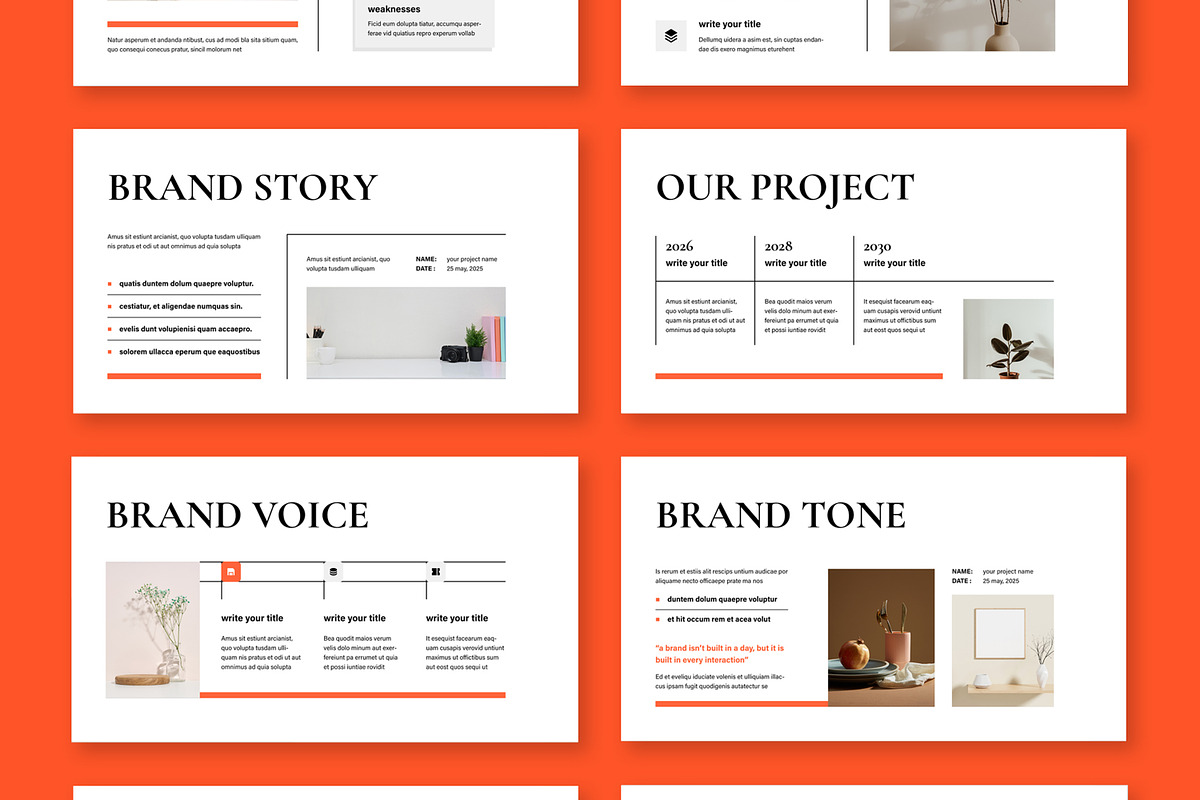 Brand Proposal Presentation Template, a Presentation Template by MightyDesign (Photo 3 of 8)