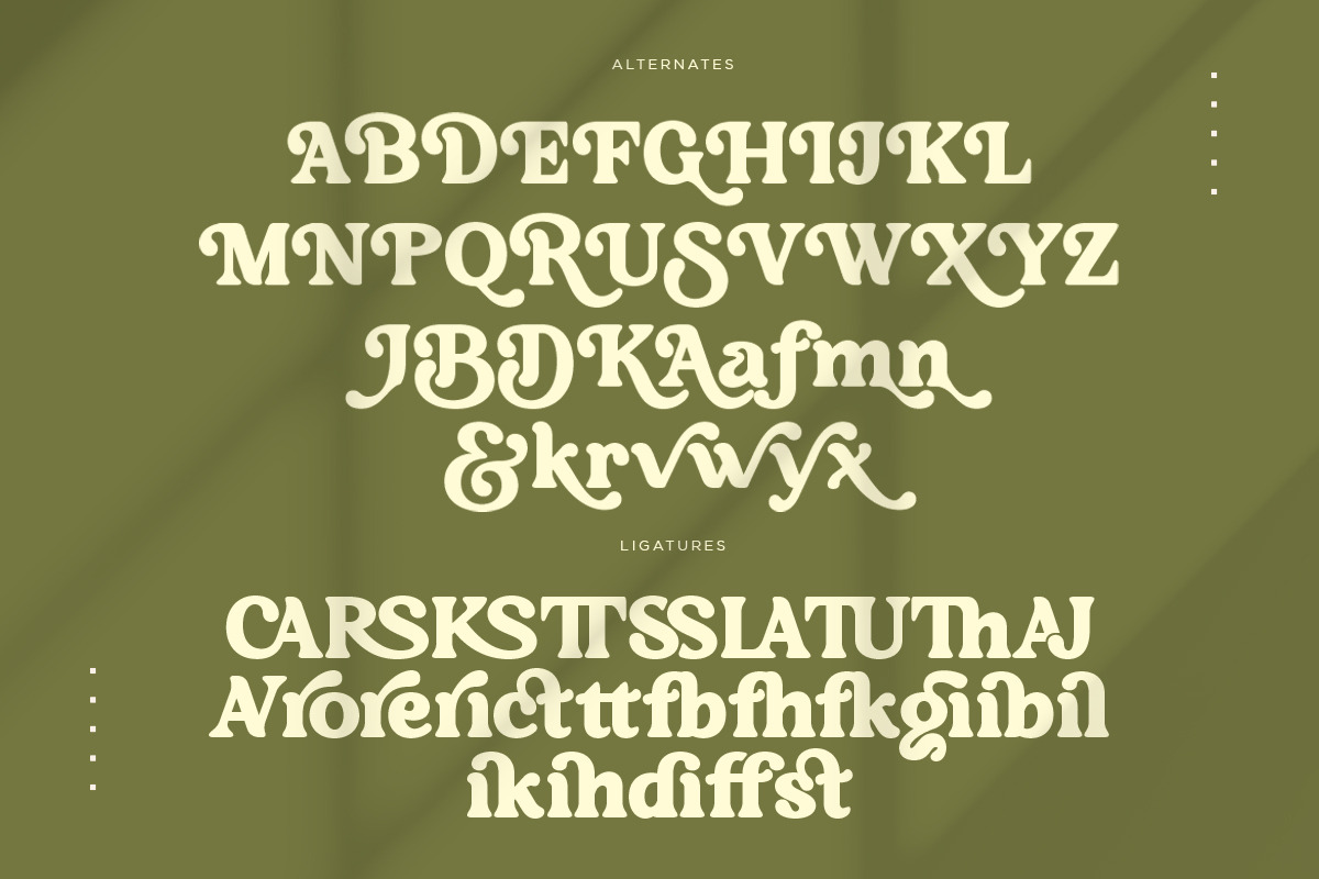 Kairo - Stylized Rounded Font, a Serif Font by The_Type (Photo 10 of 12)