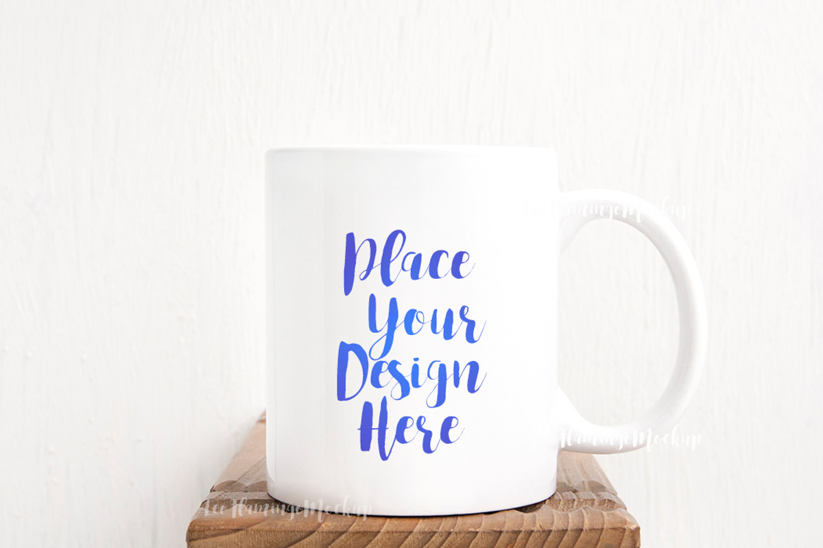 White Coffee Mug Mockup, a Cups & Container Mockup by Leo Flo Mockups (Photo 1 of 4)