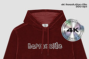 VELVET PULLOVER HOODIE MOCKUP, a Hoody Mockup by Barmecide Mockup Studio (Thumbnail 2 of 3)