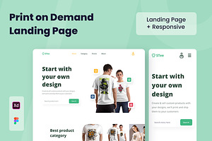 Print on Demand Web Design