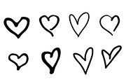 Hand Drawn Heart Icons, an Icon by KL Designs (Thumbnail 2 of 2)