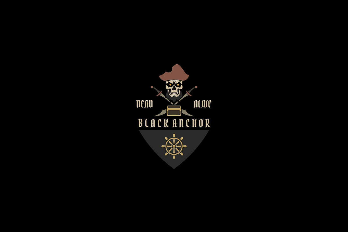 Skull Pirate Badge Logo Set, a Branding & Logo Template by Artnivora.Std (Photo 4 of 6)