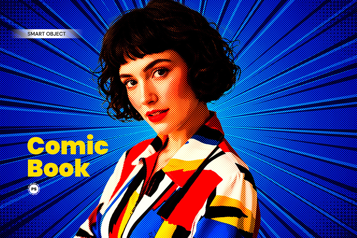 Comic Book Photo Effect, a Layer Style Add-On by graphypix (Photo 1 of 11)