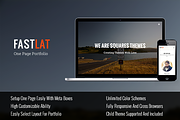 Fastlat - One Page Wordpress Theme, a WordPress Template by SquaresThemes (Thumbnail 1 of 2)