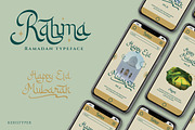 Rahma, a Script Font by kerismaker (Thumbnail 10 of 12)