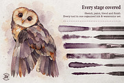 Watercolor & Ink Procreate Brushes, a Brush Add-On by BrushArchive (Thumbnail 3 of 16)
