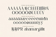Belgia Elegant Ligature Serif, a Serif Font by Alfinart (Thumbnail 8 of 8)