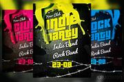 Indie Party Flyer Template, a Flyer Template by Krukowski Graphics (Thumbnail 1 of 3)
