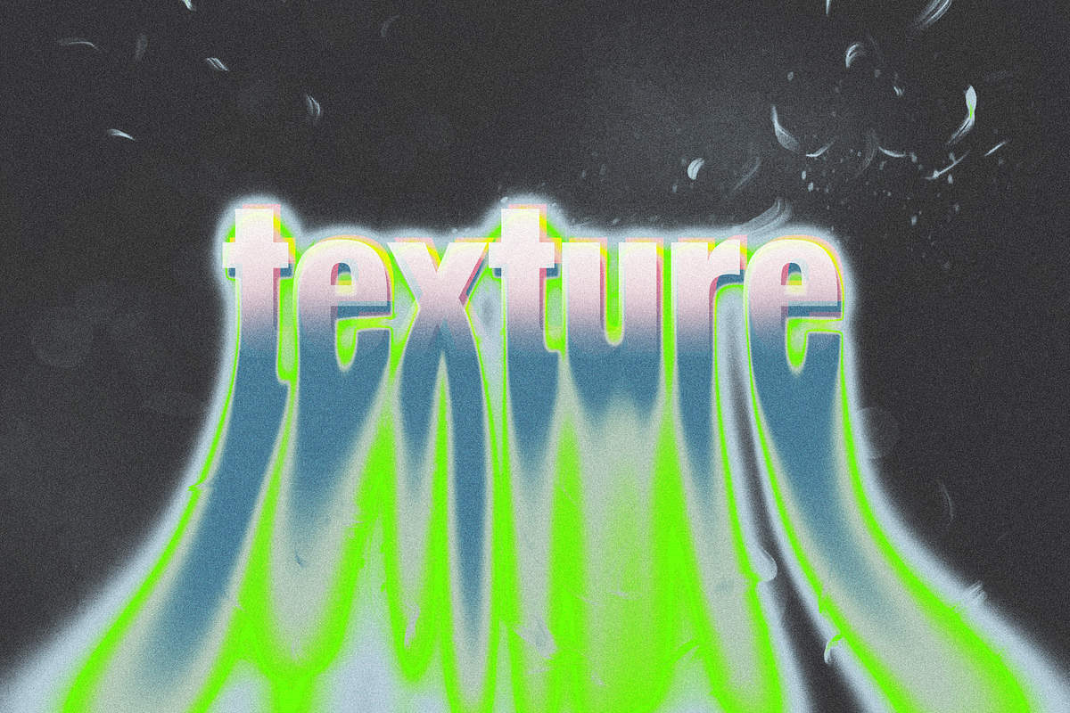 Blurry Melting Text Effect, a Layer Style Add-On by PaperMoon (Photo 1 of 2)