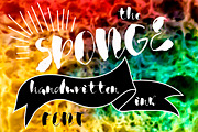 The sponge font, a Script Font by Ana Babii (Thumbnail 1 of 3)