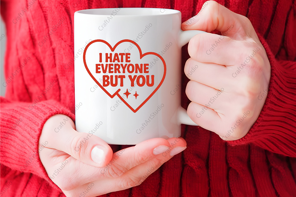 Valentine’s Day Sarcastic Love PNG, an Illustration by CraftArtStudio (Photo 2 of 4)