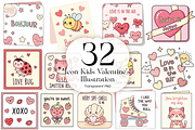 Kids Valentine PNG Clipart Cute Icon, an Object Illustration by KennedyStudio (Thumbnail 1 of 4)