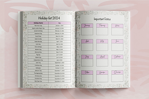 2024 Family Monthly Calendar