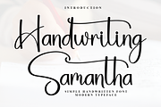 Handwriting Samantha, a Handwritten Font by InermediaSTUDIO (Thumbnail 2 of 7)