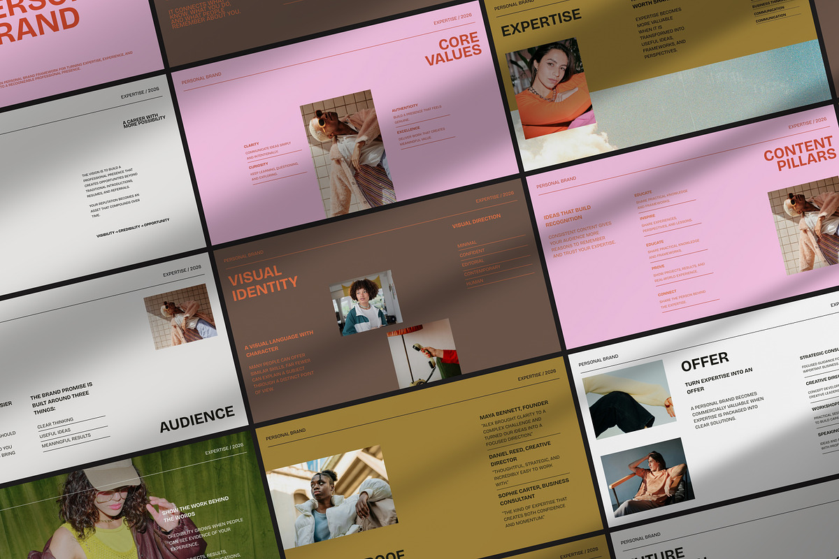 Personal Brand Deck Google Slides, a Presentation Template by adoestudio (Photo 9 of 9)