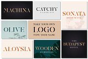 Monica Allcaps Font Duo, a Serif Font by Asenbayu (Thumbnail 2 of 10)
