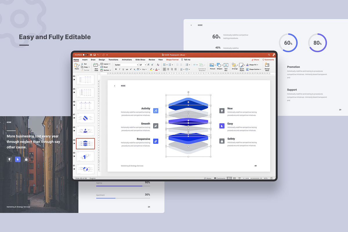 KODE - Business PresentationTemplate, a Presentation Template by SimpleSmart (Photo 4 of 7)