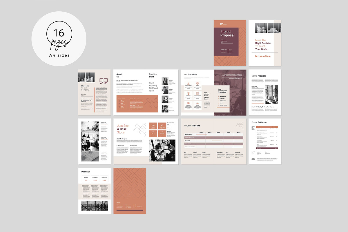 Business Proposal Template, Brochure, a Brochure Template by Niofix (Photo 5 of 6)