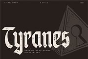 STH Tyranes + Extras, a Blackletter Font by Sitintahitam (Thumbnail 1 of 11)