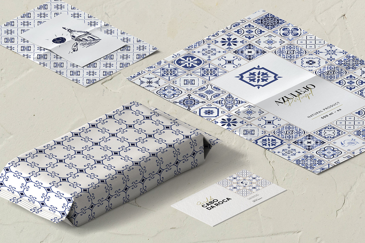 Azulejo Portugal | Tiles & Patterns, an Object Graphic by KetteCreate (Photo 18 of 20)