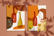 Modern wine collection, a Food Illustration by Tkoko vectors & patterns (Thumbnail 2 of 15)