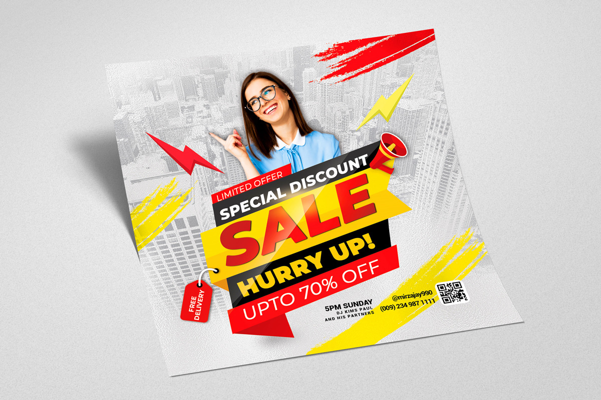 Sale Discount Flyer, a Flyer Template by Business Flyers