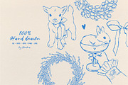Vintage Spring Farm & Easter Clipart, a Seasonal Illustration by VerAna (Thumbnail 15 of 19)