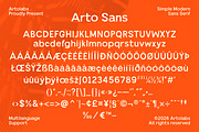 Arto Sans | Simple Modern Sans Serif, a Sans Serif Font by Artolabs (Thumbnail 2 of 12)