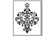 Damask graphic ornament. Floral, a Decorative Illustration by RODINA (Thumbnail 2 of 3)