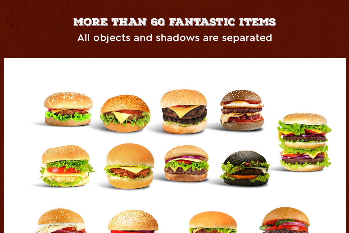Burger&Beer Mock-up / Scene Creator, a Product Mockup by relineo.mock-ups (Photo 6 of 16)