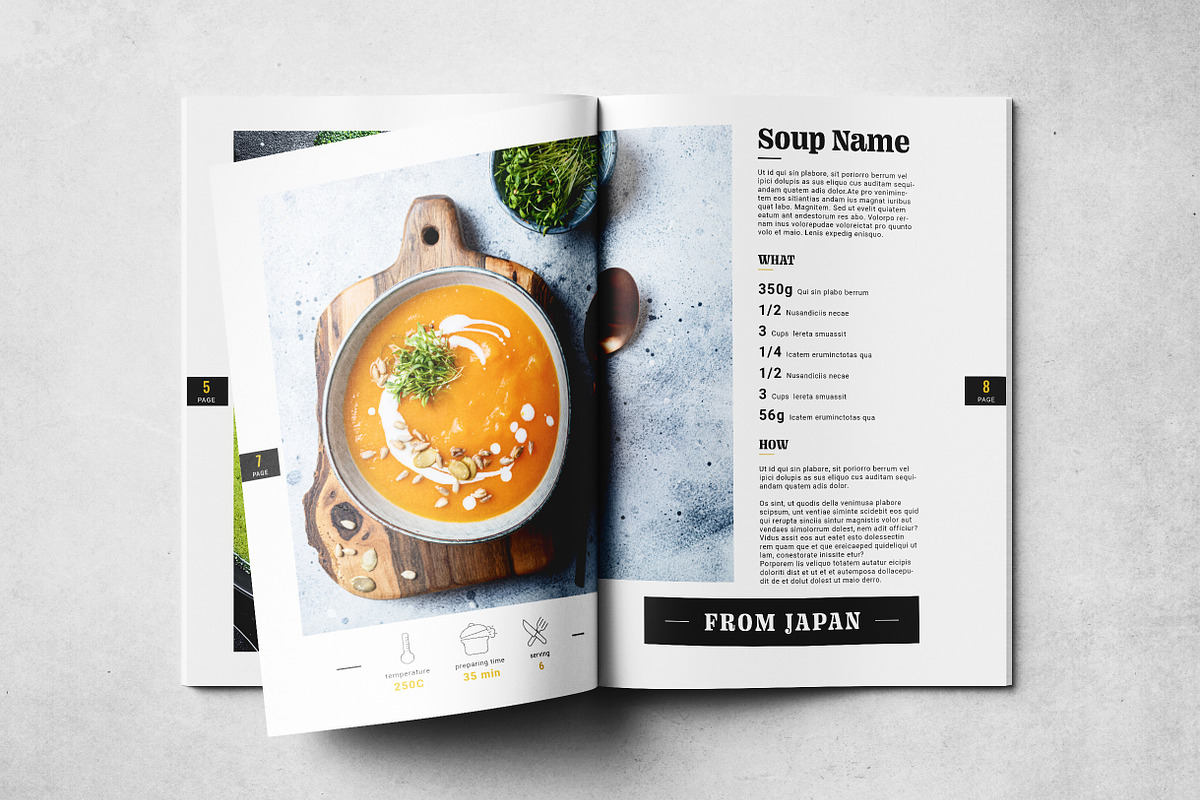 Cookbook Layout, a Print Template by Grkic Creative (Photo 5 of 15)