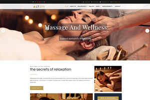 LT Spa Onepage WordPress Theme