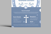 Baptism Invitation, a Stationery Template by MightyDesign (Thumbnail 3 of 8)