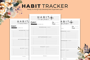 Habit Tracker 365 Days Kdp Interior