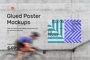 Glued Poster Mockups Scene Generator, an Advertising Mockup by Mr.Mockup™ (Thumbnail 2 of 14)
