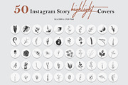 50 Instagram Story Highlight Icons, a Social Media Template by Amit Debnath (Thumbnail 1 of 4)