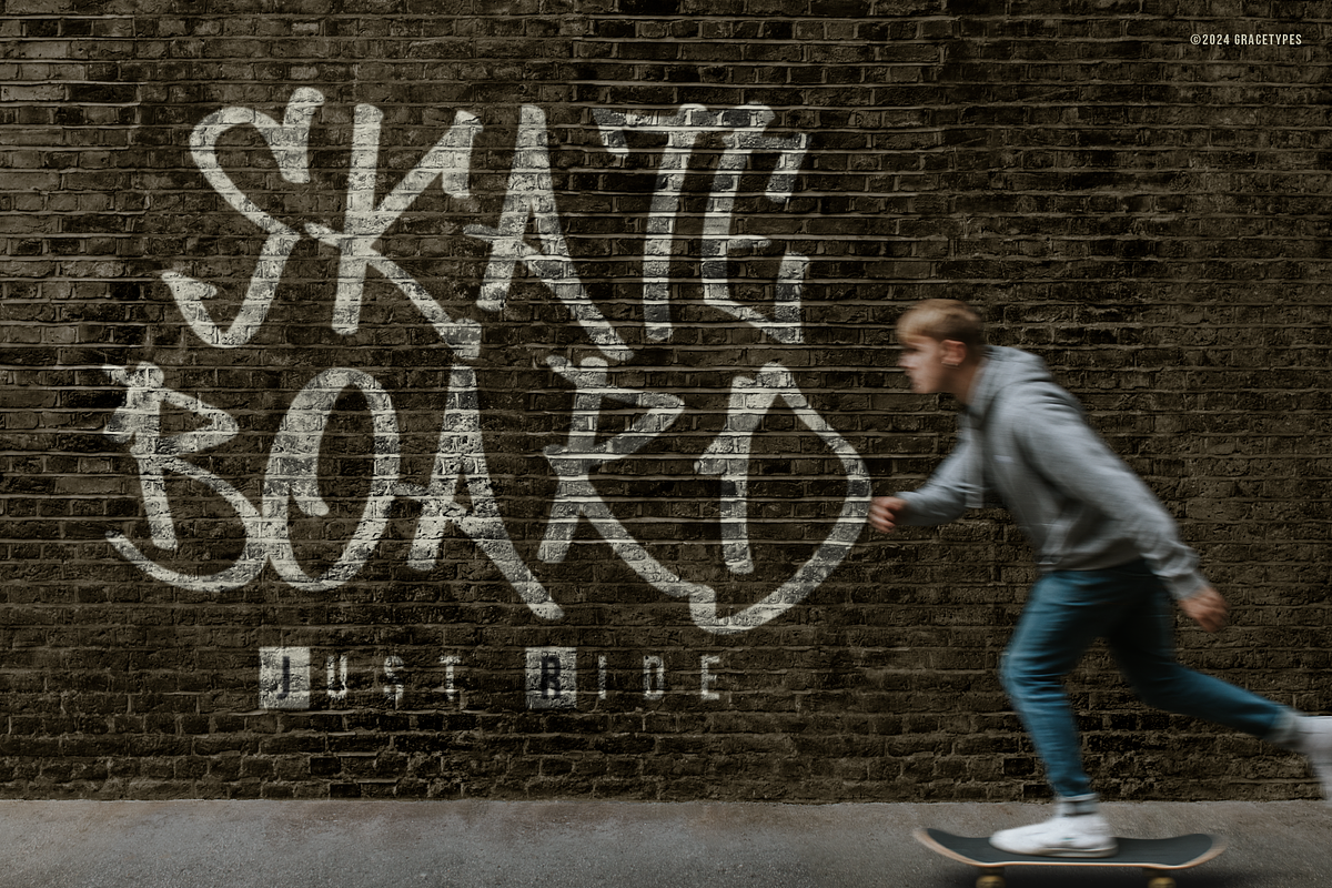 Zens King | Graffiti Marker, a Handwritten Font by gracetype_studio (Photo 7 of 12)