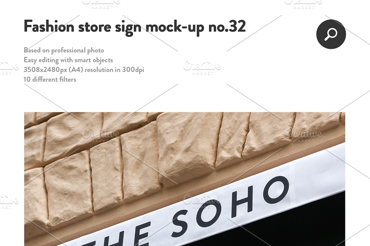 50 sign facade signboard logo mock, a Product Mockup by PrintPixel (Photo 34 of 53)
