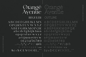 Orange Avenue Ligature Serif Font